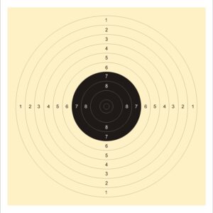 10M AIR PISTOL PAPER TARGET(PREMIUM)