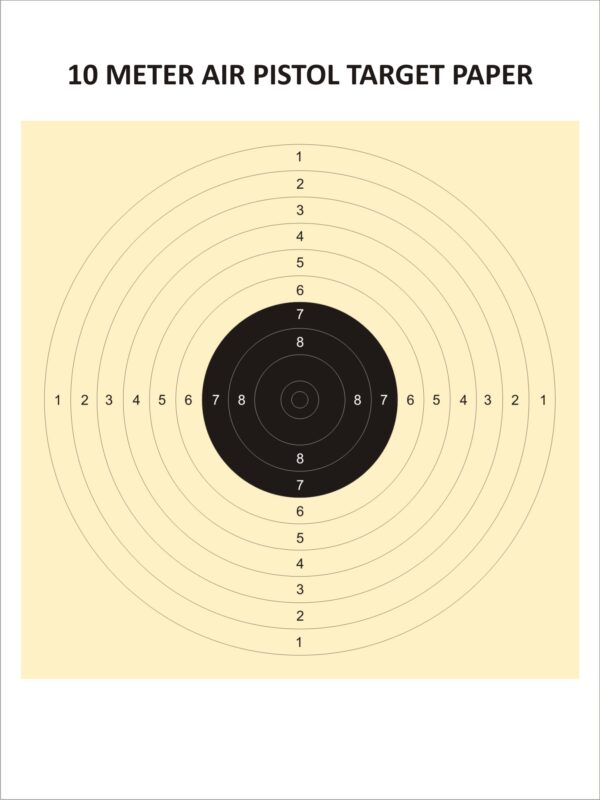 10M AIR PISTOL PAPER TARGET(PREMIUM)