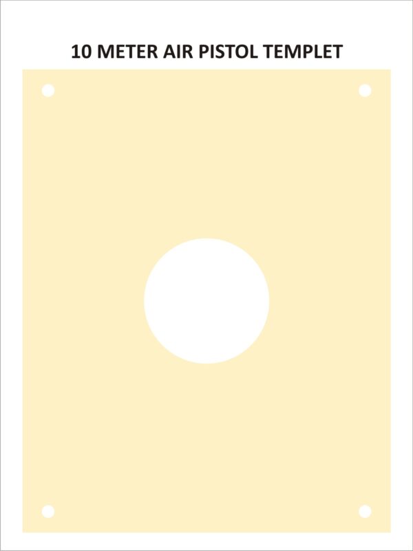 10M AIR PISTOL PAPER TEMPLATE MEYTON