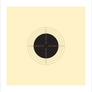 10M AIR RIFLE PAPER TARGET(PREMIUM)