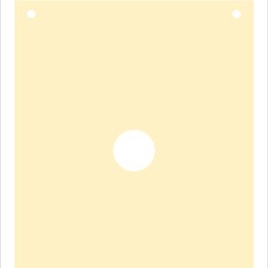 10M AIR RIFLE PAPER TEMPLATE INBAND