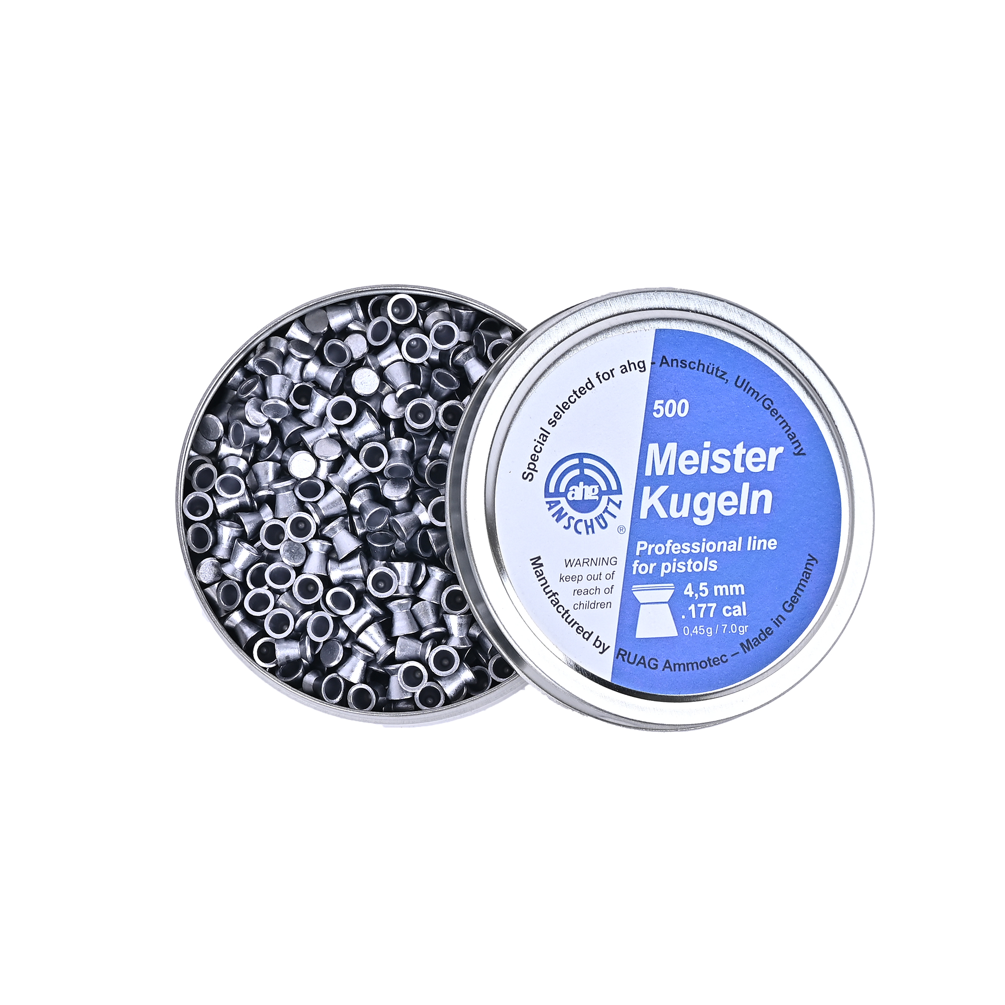 .177 AHG MEISTERKUGELN AIR PISTOL PELLET